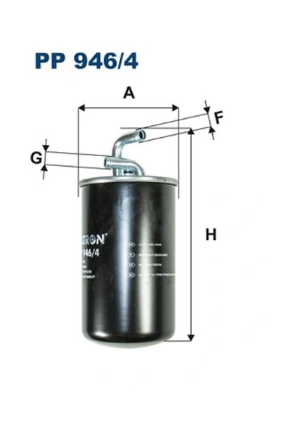 Filtron Fuel Filter Chrysler Sebring Dodge Avenger/Caliber/Journey