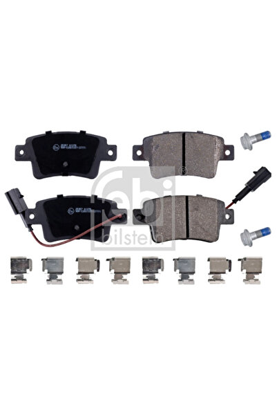 FEBI BILSTEIN Комплект спирачни накладки за дискови спирачки за заден мост Ab...