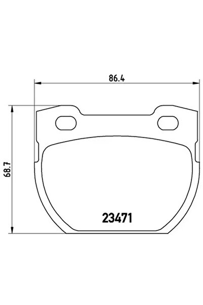 Brembo Комплект спирачни накладки Land Rover Defender дискови спирачки