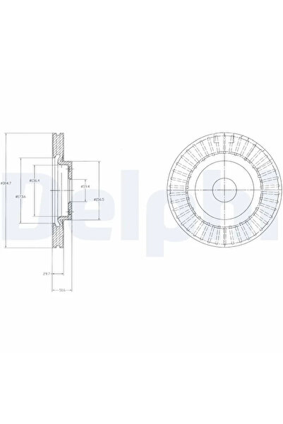 DELPHİ Disc Frana Honda Civic 8