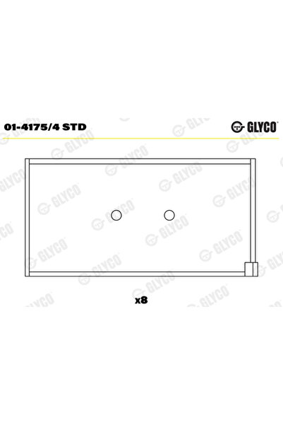 GLYCO Cuzineti Biela Abarth Ritmo Fiat 124/131/132