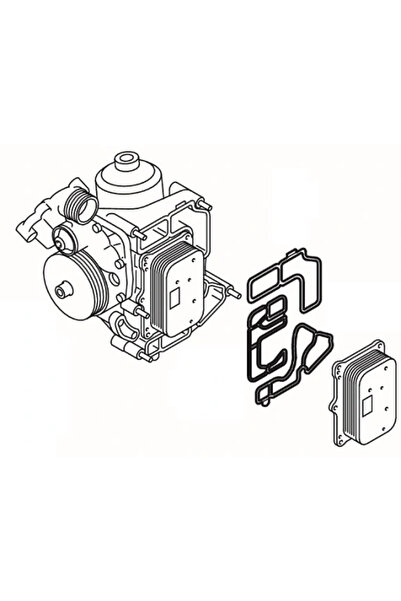 ELRING Set Garnituri, Pompa Apa Mercedes-benz Atego 3 2013-2025 Diesel