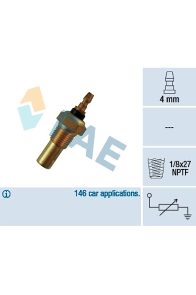 FAE Senzor,temperatura Lichid De Racire Rover 400 Tourer (xw) 1994-1998 Benzina
