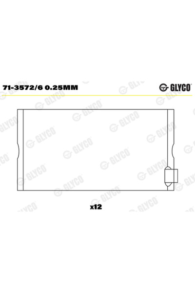 GLYCO Cuzineti Biela Mercedes-Benz Agl/Lk/LN2/Lp