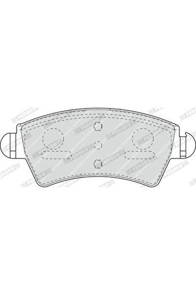FERODO Set Placute Frana Frana Disc Peugeot 206/306
