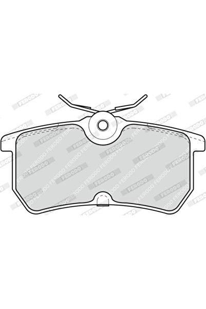FERODO Brake pad set disc brake FORD FIESTA VI Van 2012-2017 FDB1319 (Petrol)