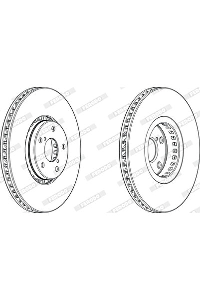 FERODO Disc Frana Lexus Gs/Is 2/Is 3