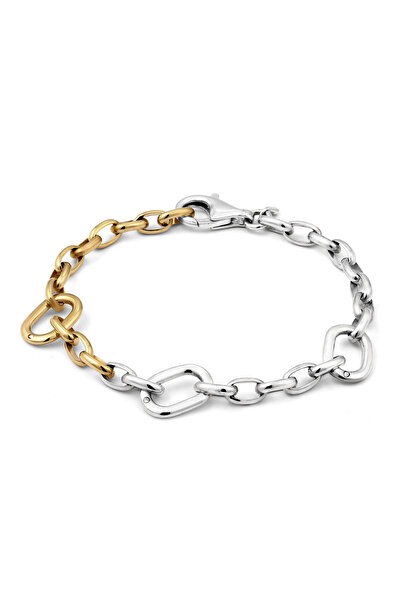 ELLI Armband Damen Armband Rund Anker Kette Glaskristalle Xilion Schliff Weiß...