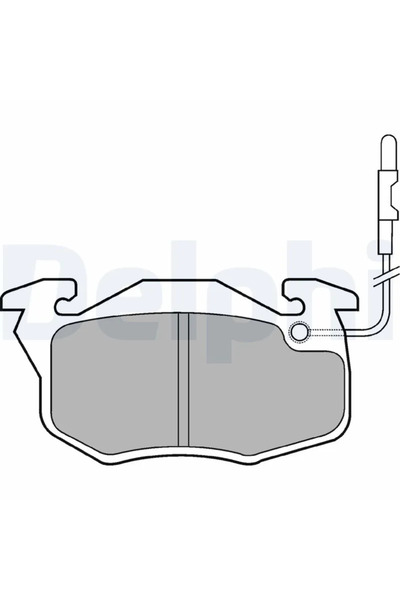 DELPHİ Brake Pad Set Disc Brake Citroen Ax/Zx Peugeot 106 1/106 2/306