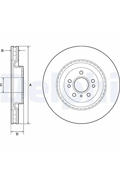 DELPHİ Дискови спирачки Mercedes-Benz Gl-Class/Gle/Gls