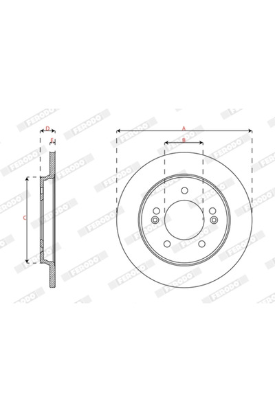 FERODO Hyundai Creta Brake Disc