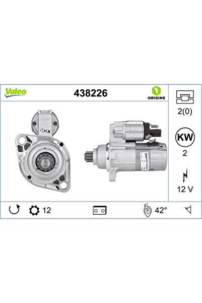 VALEO Starter Audi A1/A3/Q3 Seat Altea
