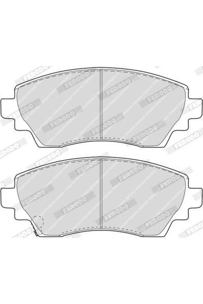 FERODO Комплект спирачни накладки за дискови спирачки Toyota Corolla