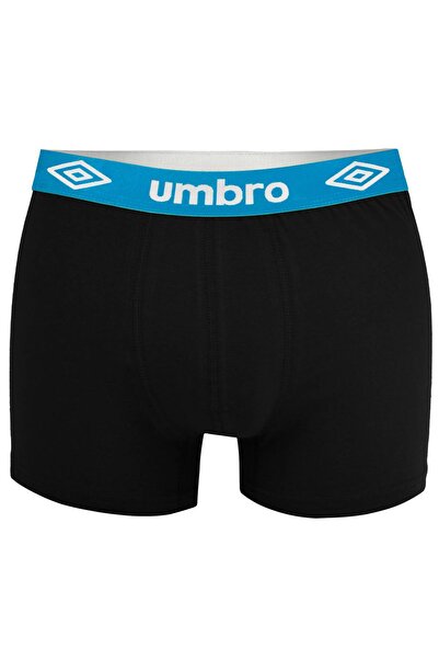 UMBRO Men's Cotton Boxers, Logo, Multicolor, set of 4 pieces.
