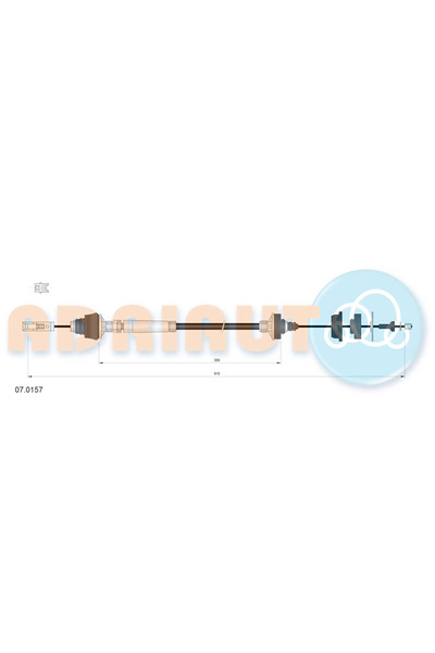 Adriauto Cablu Ambreiaj Citroen Xsara
