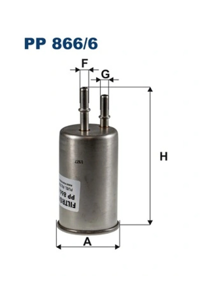 Filtron Filtru Combustibil Volvo S60 Ii Cross Country (134) 2015-2018 Benzina