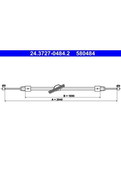Ate Cablu Frana De Parcare Mercedes-Benz Cls/E-Class