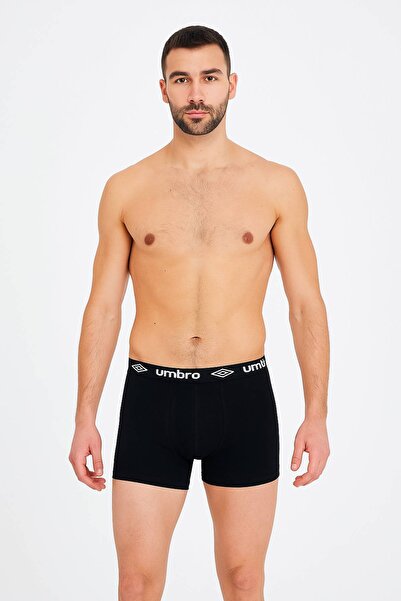 UMBRO Men's Cotton Boxers, Logo, Multicolor, set of 4 pieces.