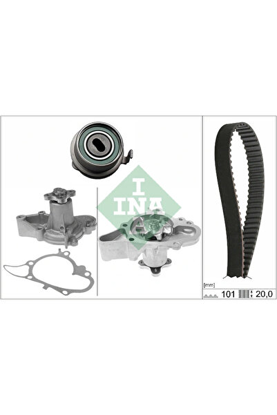 FAG Set Pompa Apa + Curea Dintata Dodge 1 10/Atos Hyundai Atos/Getz/I10 1