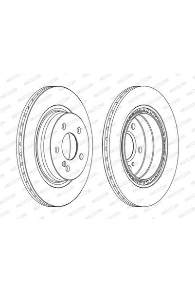 FERODO Disc Frana Mercedes-Benz C-Class/E-Class