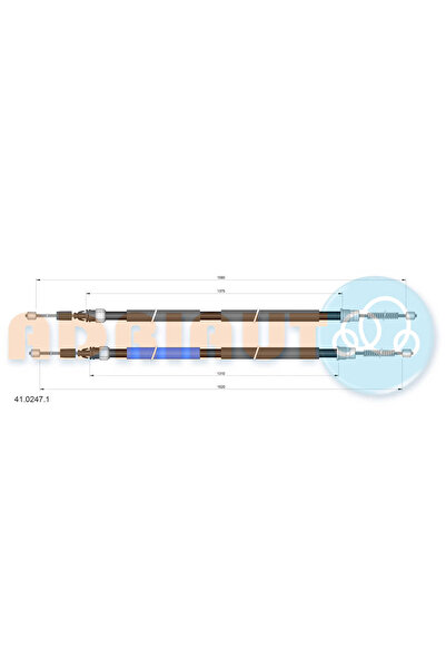 Adriauto Cablu Frana De Parcare Spate Renault Espace 3