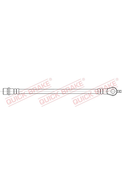 QUICK BRAKE Furtun Frana Toyota Land Cruiser 200