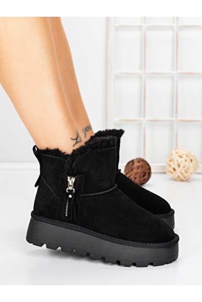 mei Γυναικείες Μπότες από Γνήσιο Δέρμα 5W95 Μαύρες | The Shoe