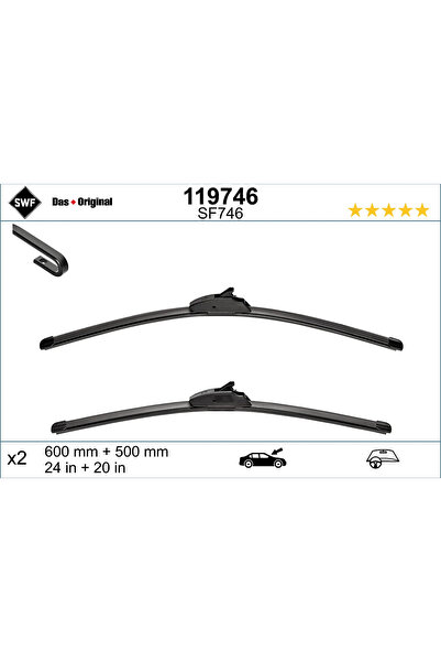 SWF Lamela Stergator Fata Bmw X5 Renault Laguna 2 2001-2022