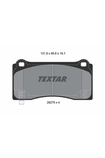 TEXTAR Set Placute Frana Frana Disc Tesla Model 3/Model Y