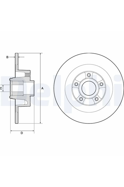 DELPHİ Disc Frana Renault Laguna Cupe