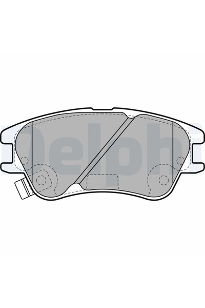 DELPHİ Set Placute Frana Frana Disc Hyundai Atos