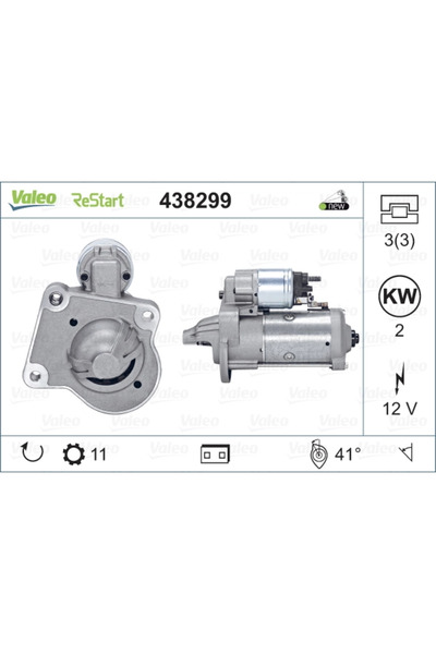 VALEO Starter Ford C-Max/Focus 2/Focus 3