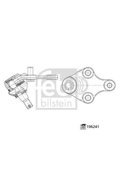 FEBI BILSTEIN Articulatie Sarcina/Ghidare Axa Fata Dreapta Toyota C-Hr/Camry/...