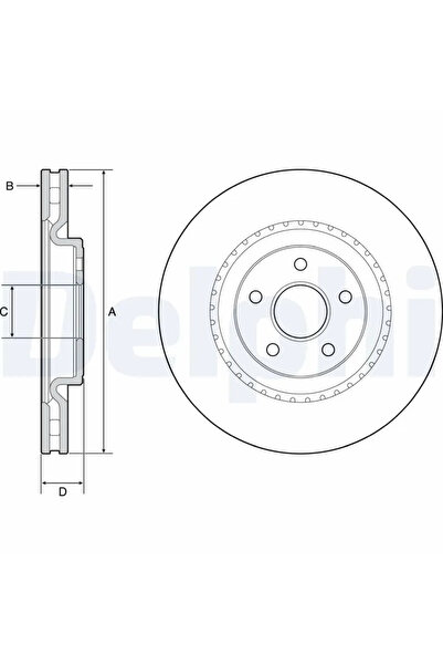 DELPHİ Дискови спирачки Jeep Grand Cherokee 4