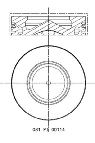 MAHLE Piston Alpina D3 Bmw 1/3/5
