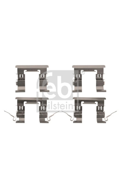 FEBI BILSTEIN Set Accesorii Placute Frana Punte Fata Nissan Tiida Opel Corsa E