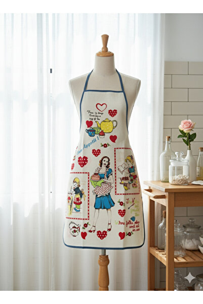 Coton Delux %100 Pamuklu Mutfak Önlüğü