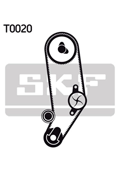 SKF Water pump + timing belt kit AUDI 90 B3 (893 894 8A2) 1987-1991