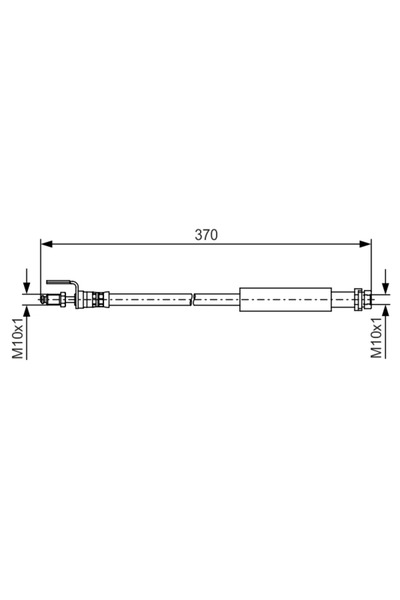 Bosch Спирачен маркуч Ford Transit Tourneo Bus/Transit Каросерия за автобус/T...