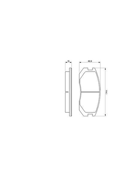 Bosch Set Placute Frana Frana Disc Daihatsu Terios Mitsubishi Colt 3/Colt 4/C...