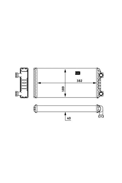 MAHLE Schimbator Caldura Incalzire Habitaclu Volvo FH12/Fm