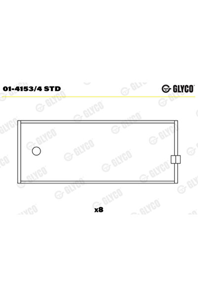 GLYCO Cuzineți Biela Ford Bantam 1 Pick-Up/Escort 4/Escort 5 Ford Australia Ka