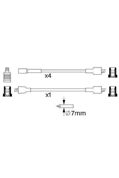 Bosch Set Cablaj Aprinder Suzuki Samurai Autoturism De Teren, Deschis/Samurai...