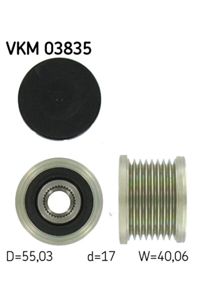SKF Free wheel system generator MERCEDES-BENZ S-CLASS (W221 V221) 2006-2013