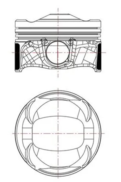 MAHLE Piston Citroen Berlingo Autoutilitara/Limuzina Spatioasa/Berlingo Multi...