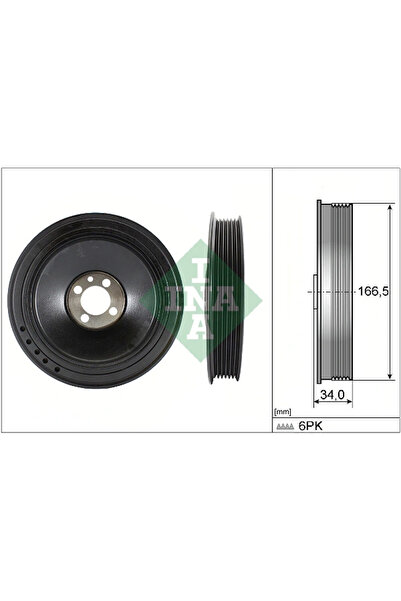 FAG Fulie Curea Arbore Cotit Opel Astra J/Insignia A/Zafira Tourer C Vauxhall...