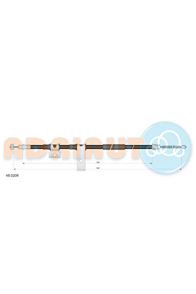 Adriauto Cablu Frana De Parcare Spate Dreapta Suzuki Samurai Autoturism De Te...