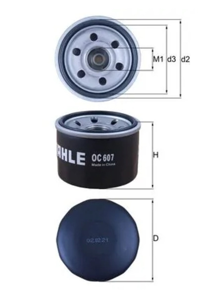 KNECHT Filtru Ulei Mitsubishi 1 Smart Fortwo 1994-2013