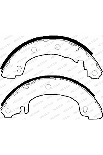 FERODO Brake Shoe Set Renault Megane 1