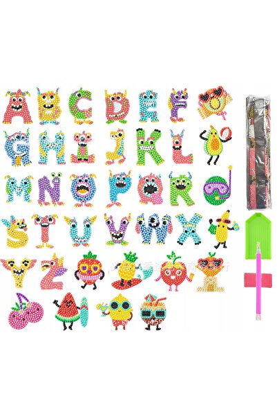 Other Set de autocolante puzzle 5D cu broderie cu diamante pentru copii